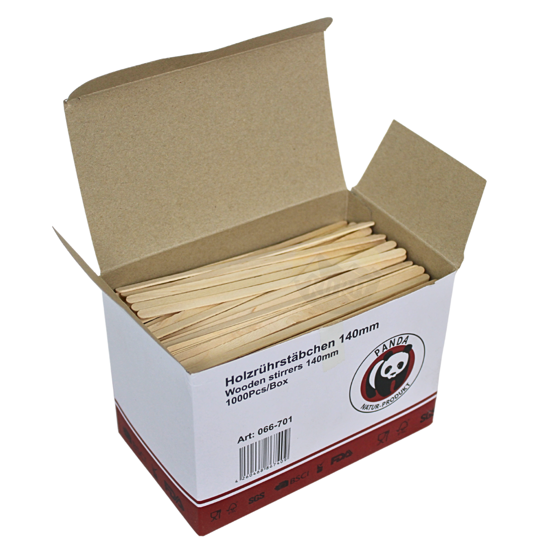 Wooden Stirring Sticks - 1000 Pieces