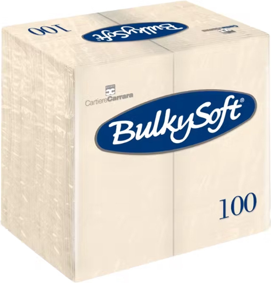 Servietten Bulkysoft Bordeauxrot 1/8 Falz - 100 Stück