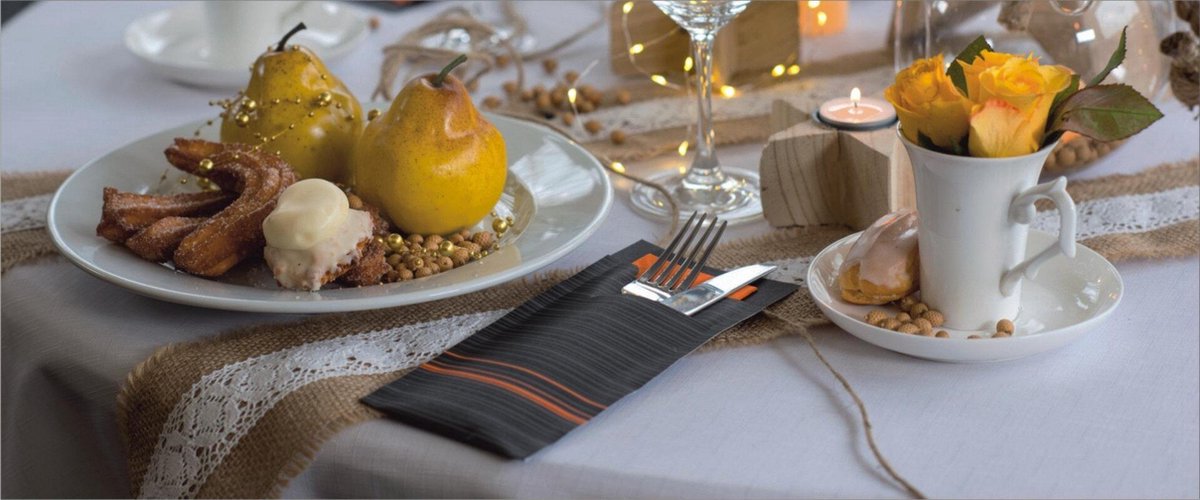 Bestecktaschen mit serviette – 100 Stück