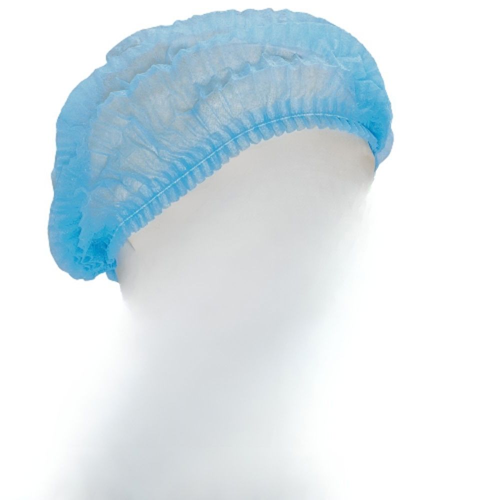 PP Hairnets Blue Non-woven beret - 100 pieces
