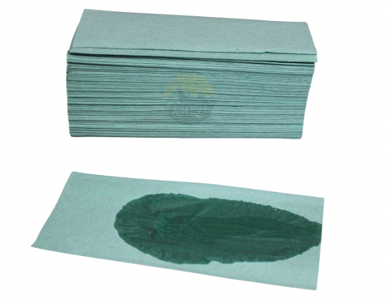 10.000 Blatt, Papierhandtücher grün 1-lagig 25 x 23 cm