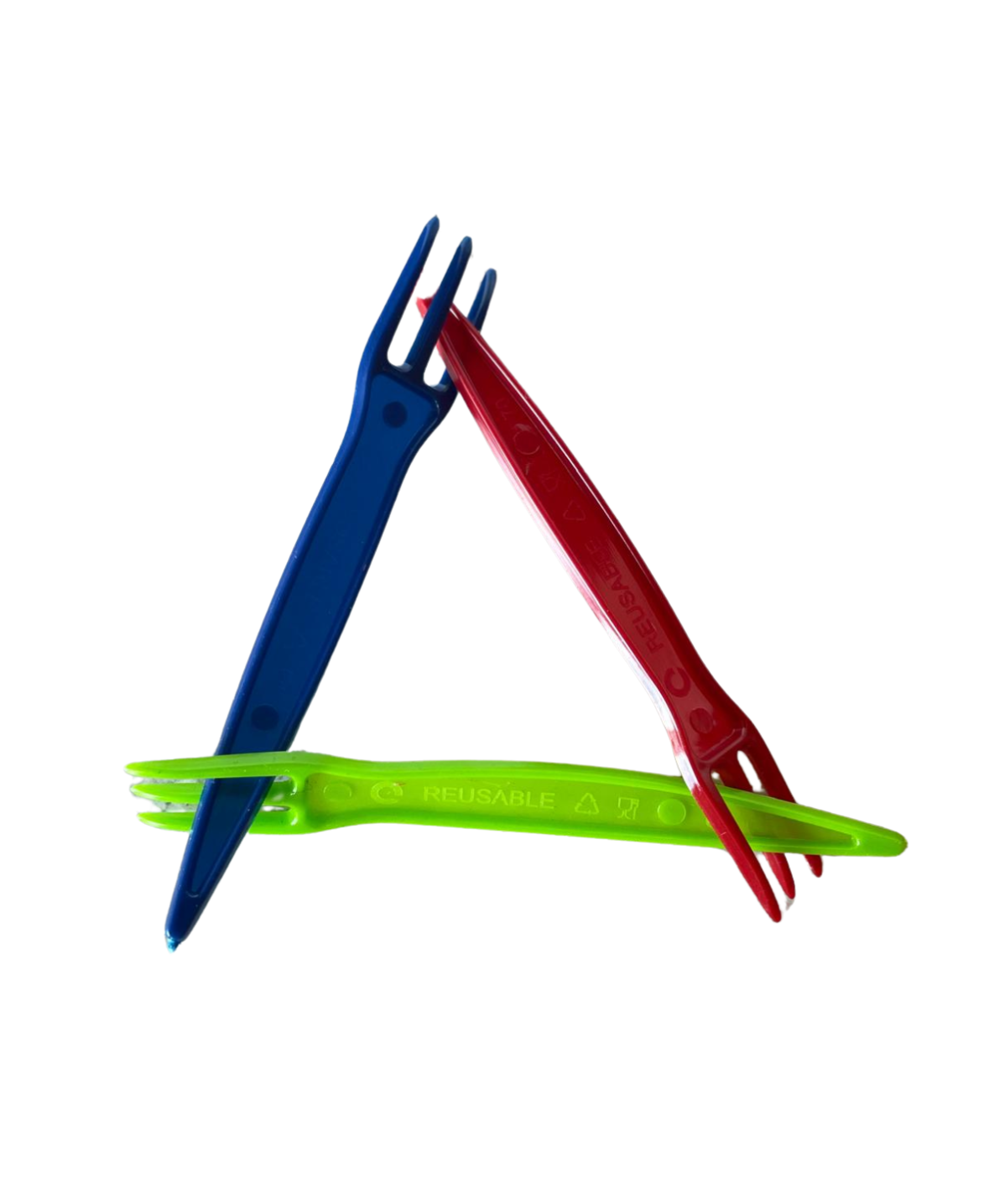 PP Mehrweg-Pommes-Frites-Gabeln - 1000 Stück