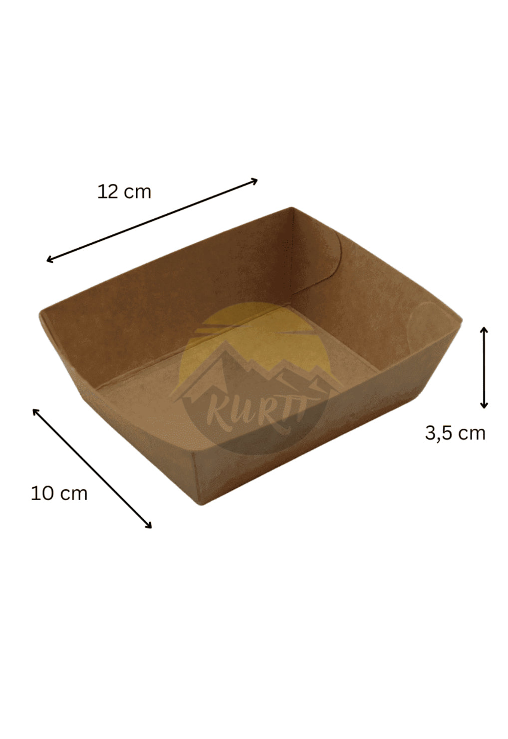Snackschale A9 Kraftpapier - 500 Stück