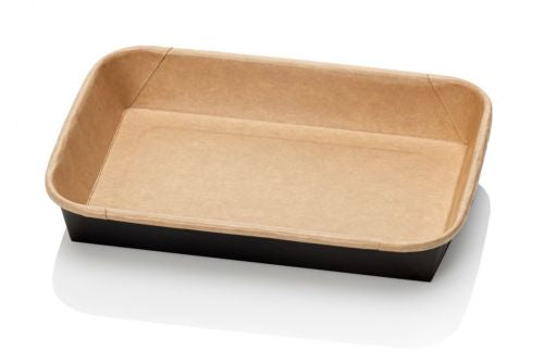 Kraft-Mikrowellenbehälter 500 ml – 50 Stück