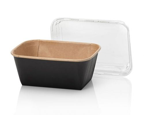 Kraft-Mikrowellenbehälter 900 ml – 50 Stück