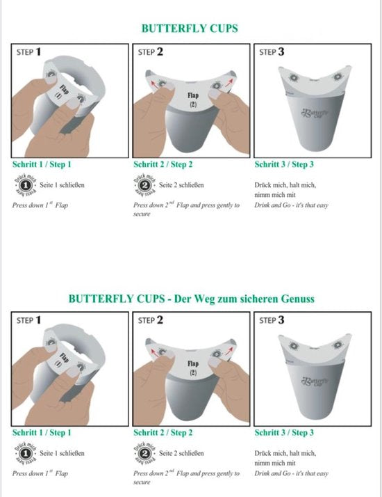 Coffee cups Butterfly 200ml - 800 pieces