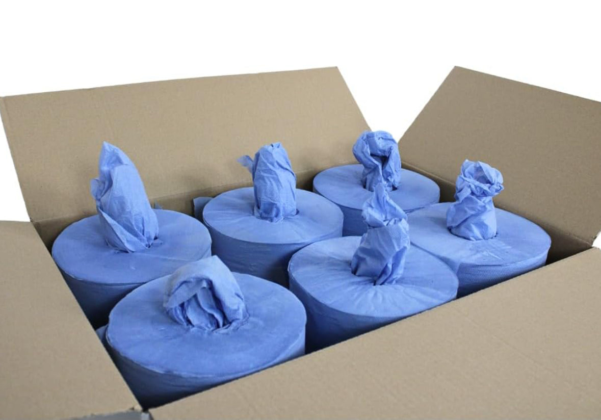 Handtuchrollen 1-lagig ohne Schlauch 300m - 6 Rollen