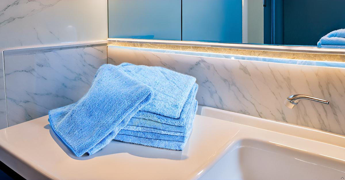 Microfasertücher - Poliertücher 40 x 40 cm Gelb - 10 Stück