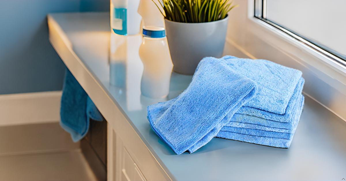 Microfasertücher - Poliertücher 40 x 40 cm Gelb - 10 Stück