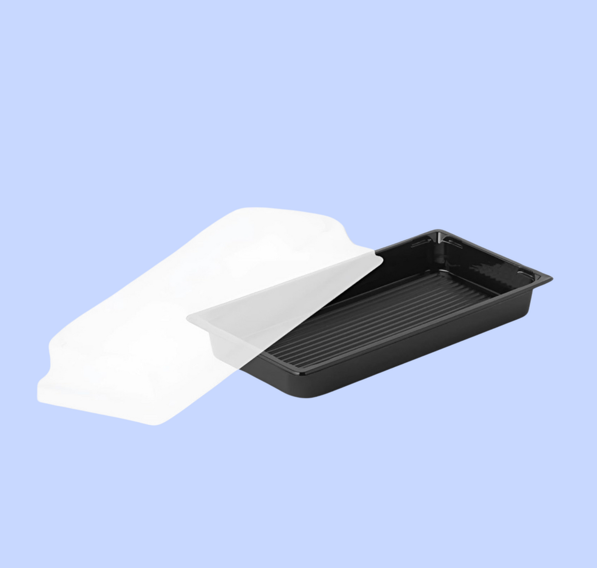 Sushi bowl & lid XL - 100 pieces