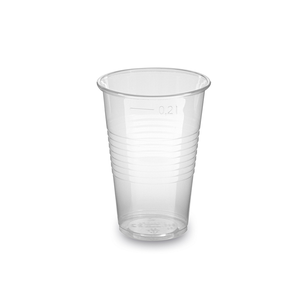 Disposable drinking cups Transparent 0.2l - 1000 pieces incl. SUP