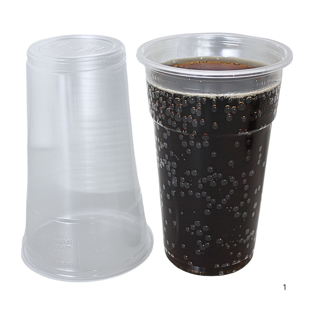 Transparente Becher/Bierbecher 300 ml – 100 Stück