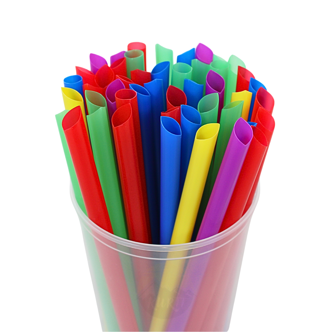 Bubble Tea PP-Strohhalme, wiederverwendbar, 12 x 220 mm, 200 Stück