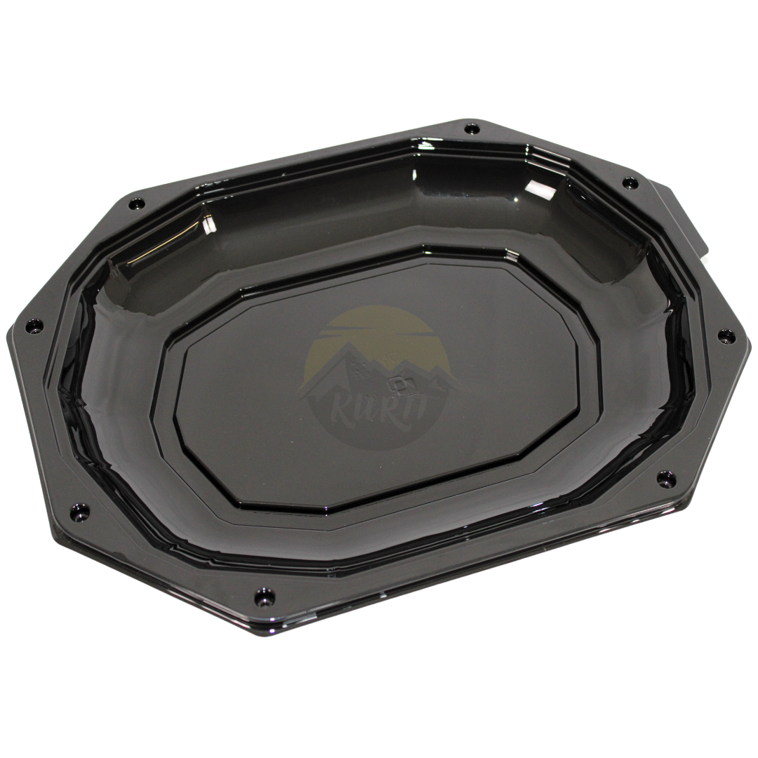 Catering-Tablett schwarz 33,5 cm - 10 Stück