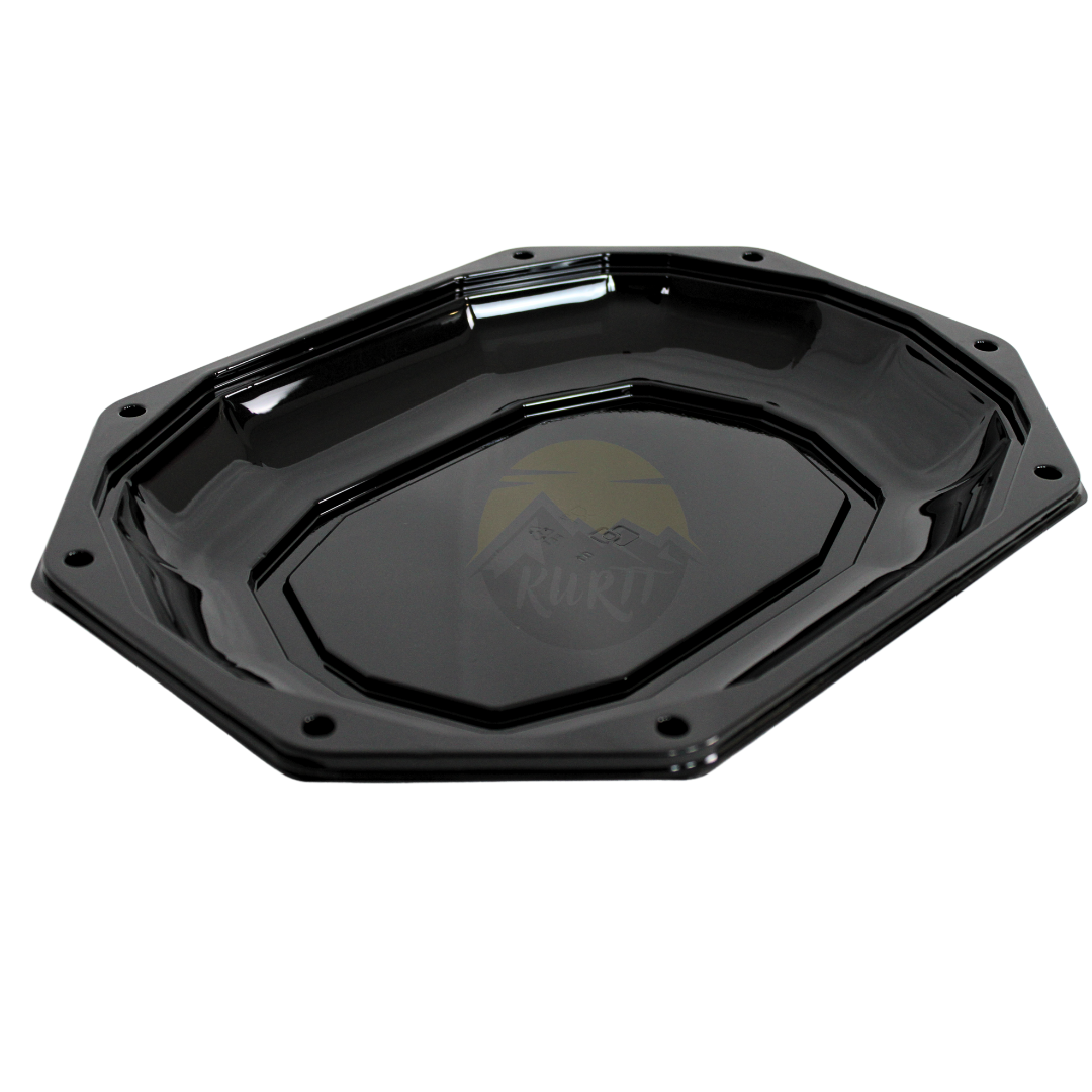 Catering-Tablett schwarz 33,5 cm - 10 Stück