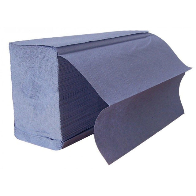 Papierhandtücher Blau 2-lagig 23 x 25 cm - 5.000 Blatt