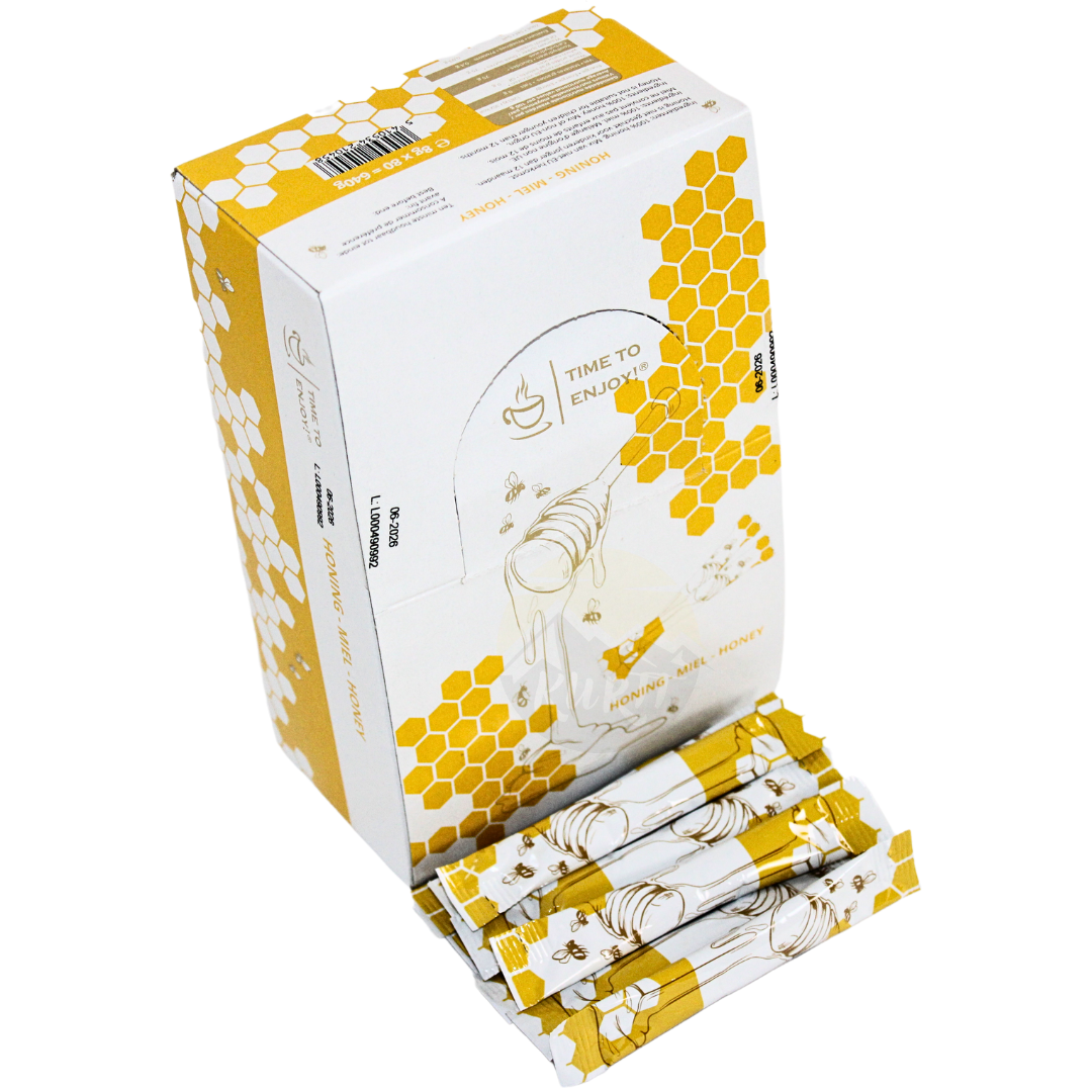 Honey sticks - Dispenser / Display box - 80 pieces x 8 grams