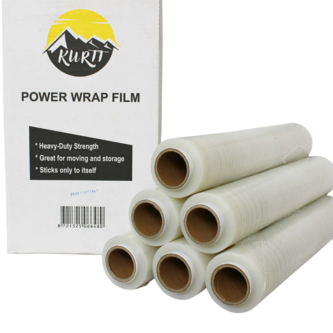 PE Stretchfolie, palettenfolie, 23 µm – 300 m/500 mm – klar, Umzugs- & Transportfolie