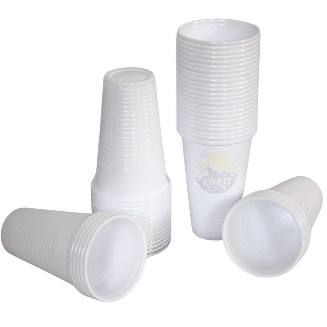 3000 pieces - Disposable drinking cups White 0.2l - incl. SUP