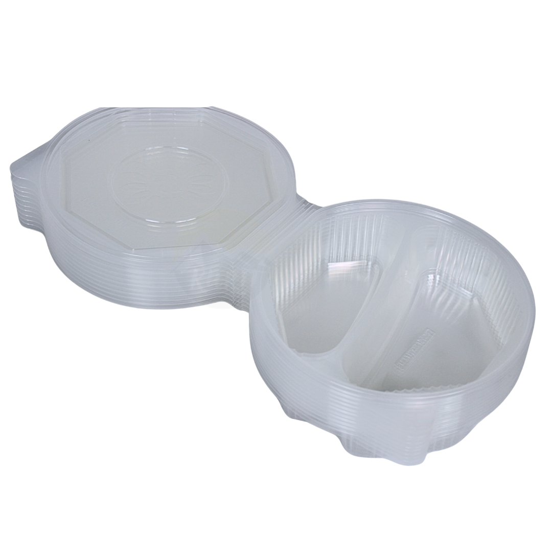 ripboxx® MEAL's Clapshell PP Transparent | 1-Kammer, 2-Kammer & 3-Kammer