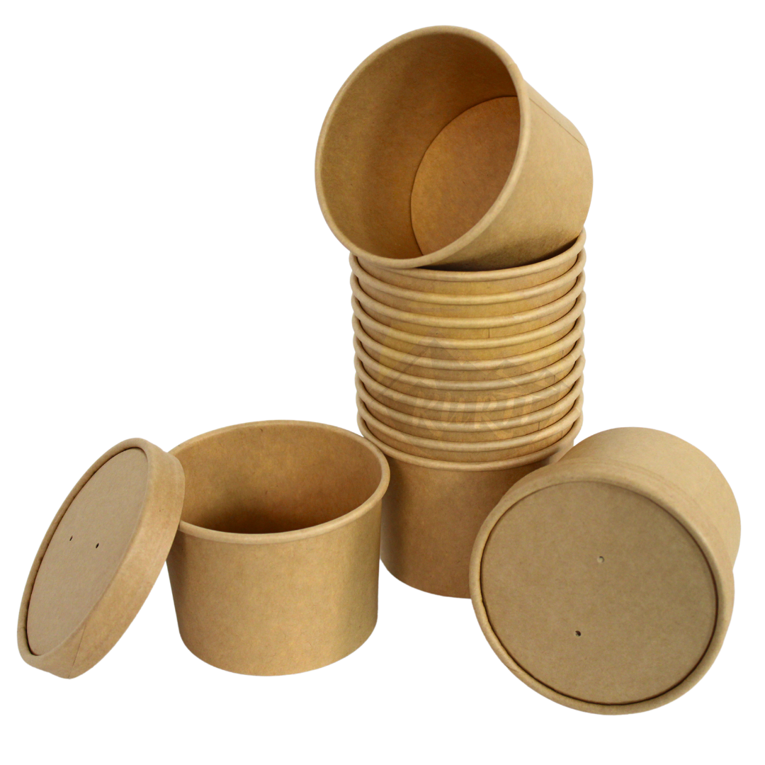 Süppenbecher KRAFT 350 ml - 100 Stück