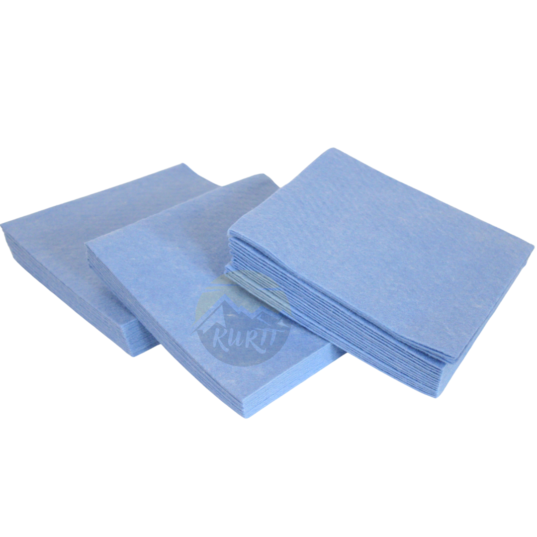 200 pieces Dishcloths 38x40cm Blue Dishcloths