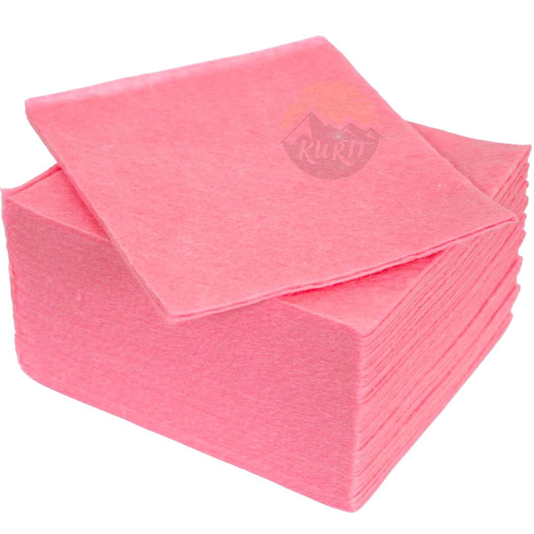 200 pieces Dishcloths 38x40cm Pink Dishcloths