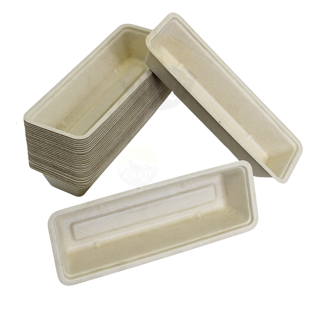 Bagasse Snackschale, Pommes Frites Schale, Bio