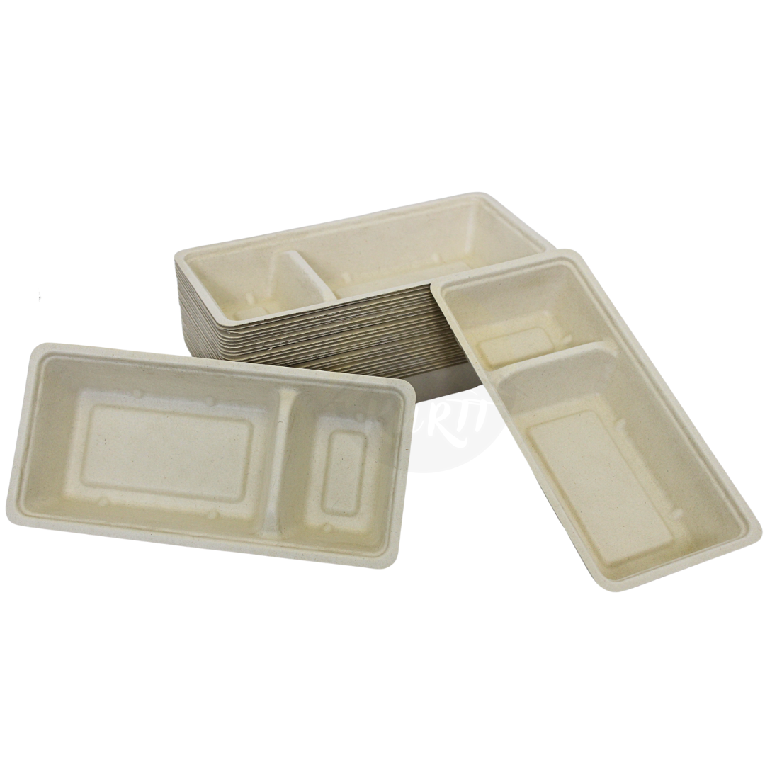 Bagasse Snackschale, Pommes Frites Schale, Bio