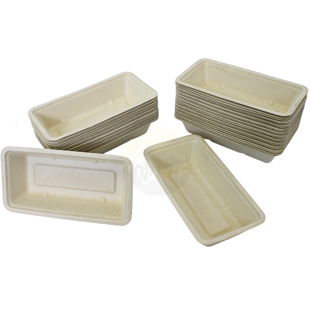 Bagasse Snackschale, Pommes Frites Schale, Bio