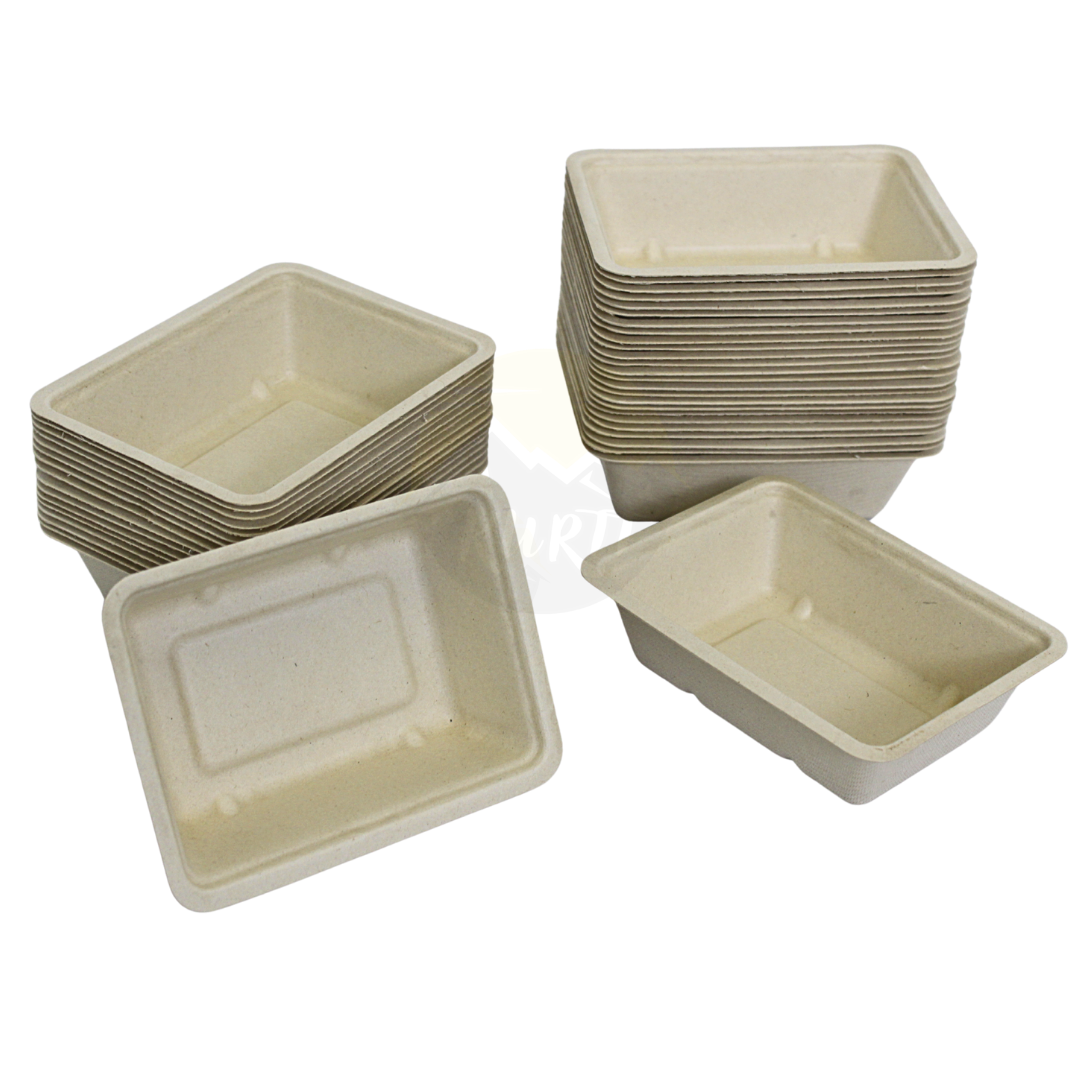 Bagasse Snackschale, Pommes Frites Schale, Bio