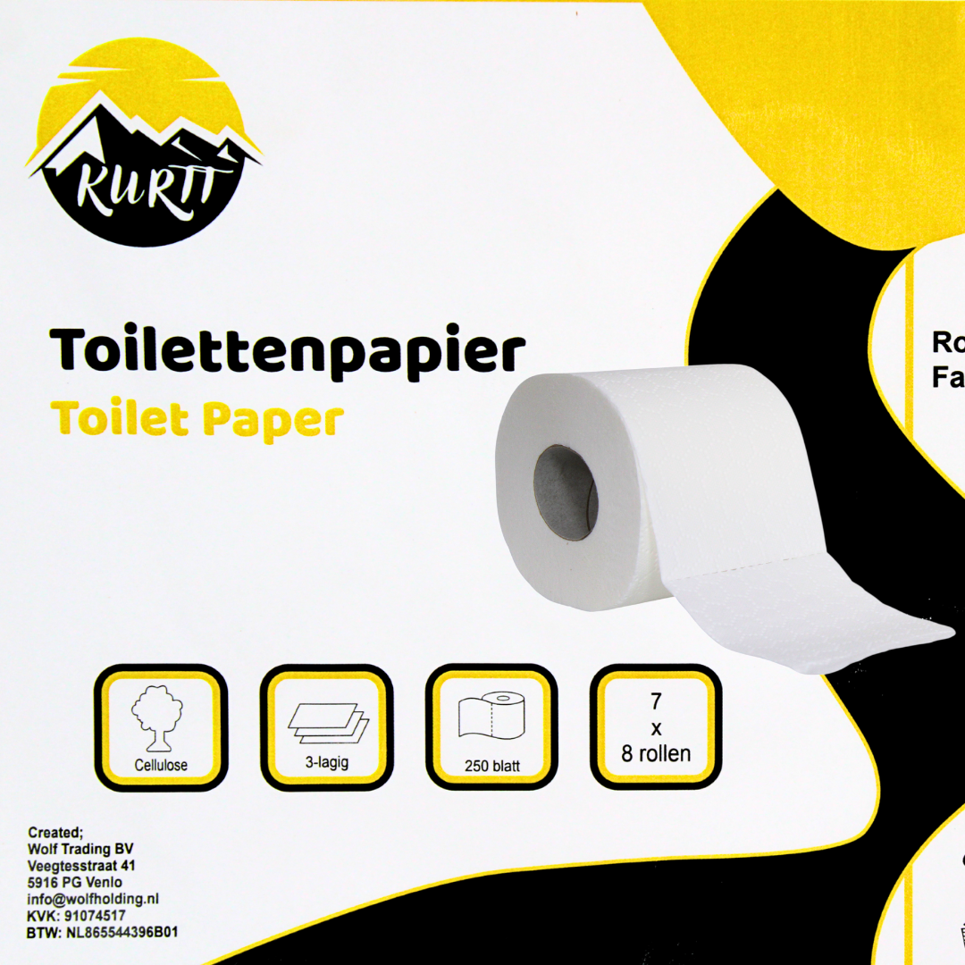 Toilet paper 3-ply - 250 sheets ECO