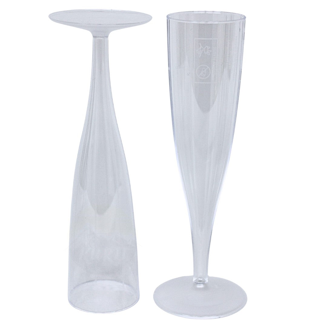 Champagnerglas PS, Weingläser, wiederverwendbar, 135 ml – 10 Stück