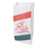 Papiertüten mit italienischer Flagge - 100 Stück