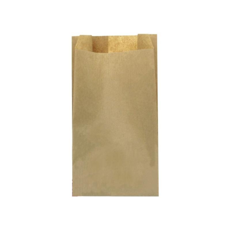 Obstbeutel, braun, Obst und Gemüse, 15+9x28 cm - 500 Stück