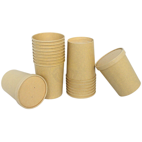 Suppenbecher 32 oz KRAFT 950 ml - 100 Stück