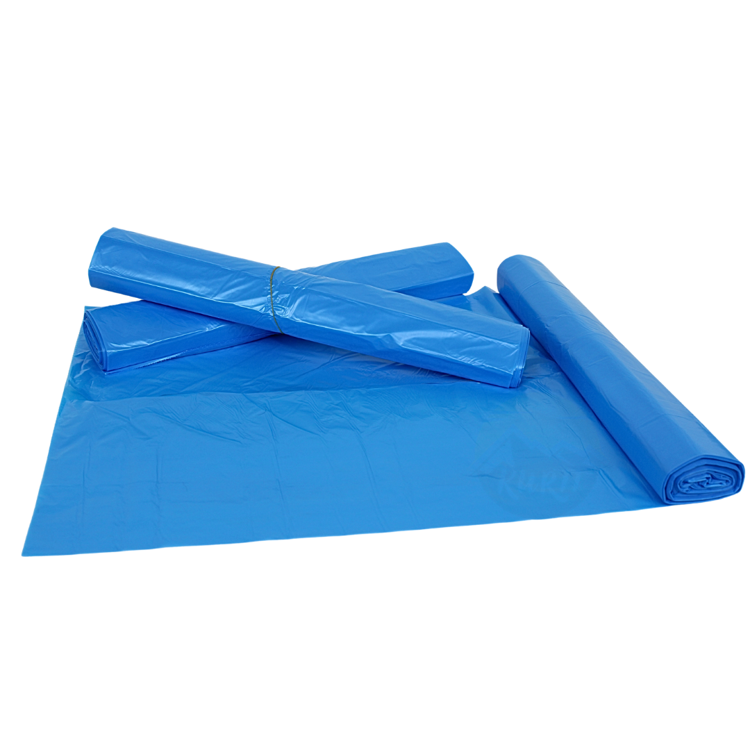 Afvalzakken, een uitgerold