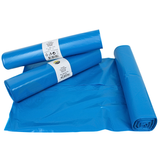 LDPE Afvalzakken 80 x 120cm (160L) T 70 blauw rol - 200 stuks