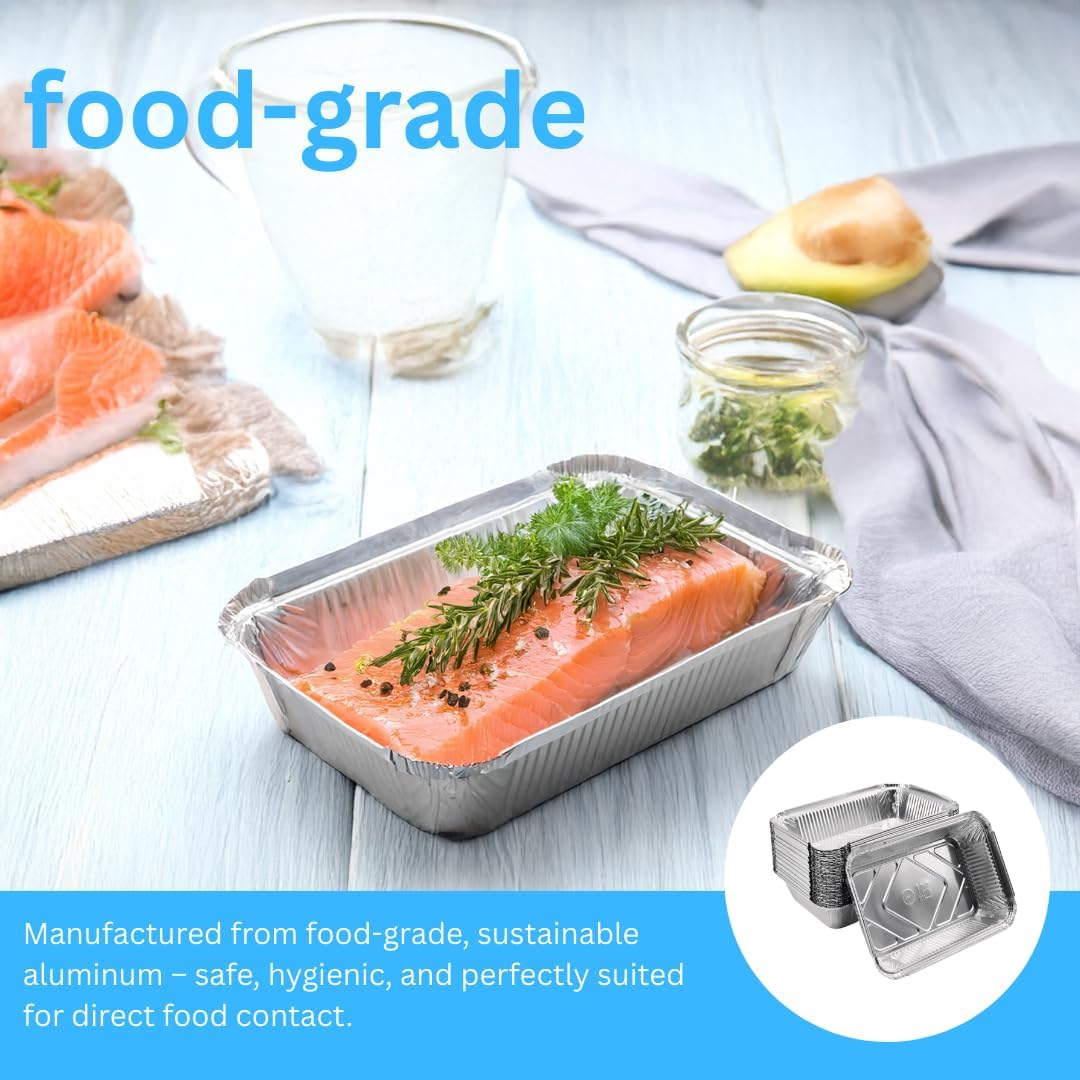 Aluschale 845L-R1 mit Deckel - 100 Stück