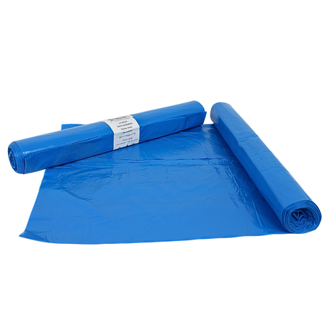 LDPE Afvalzakken 90 x 110 cm – Blauw – Type 70 (op rol) - 100 stuks