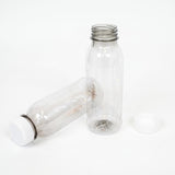 rPET-Flasche 330ml mit orangefarbenem Verschluss | BPA-frei & lebensmittelecht - 35 Stück