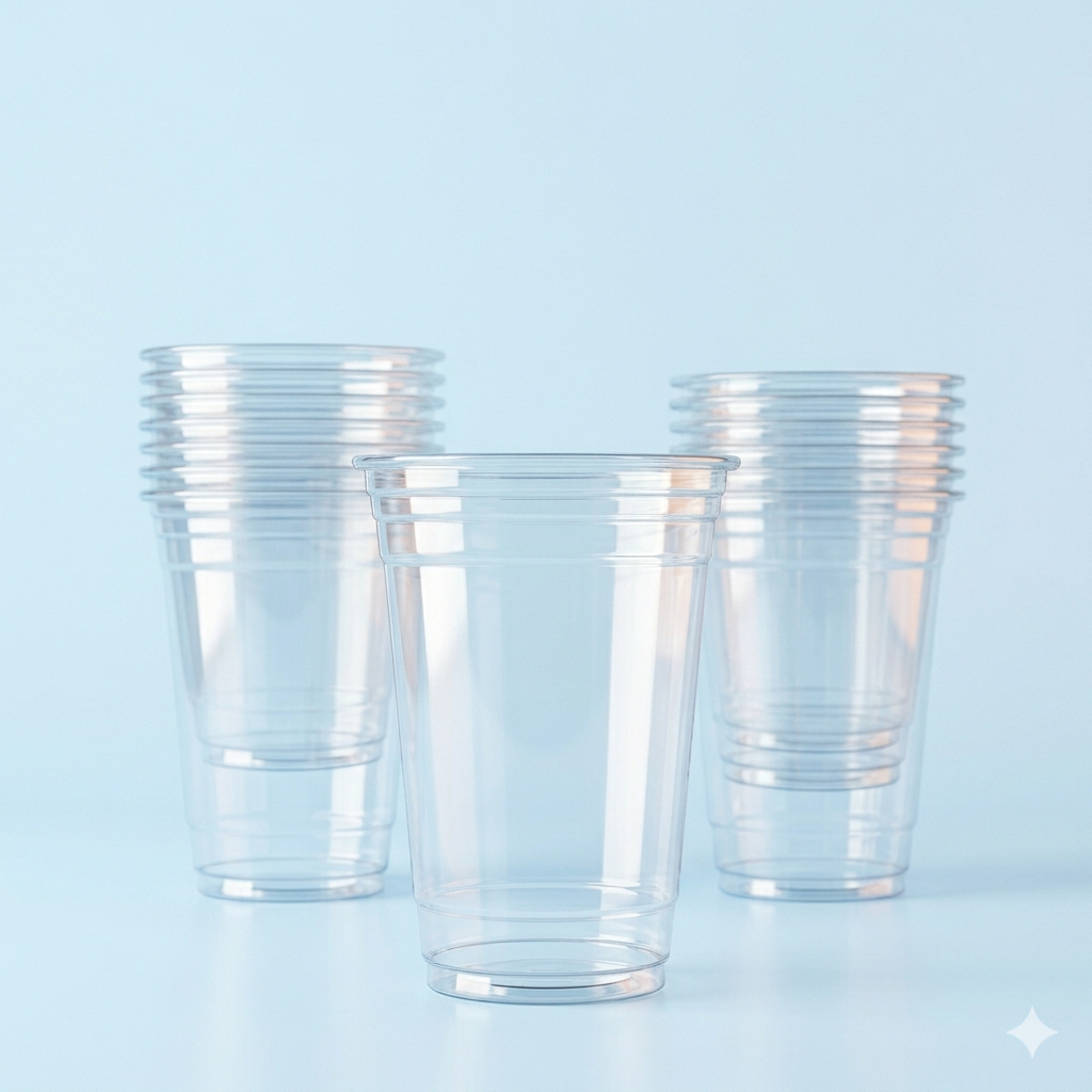 Bierbecher Einweg 400ml Transparent PP Bruchsicher – 100/400/800 Stück | Pint Standard Festival Veranstaltung Terrasse