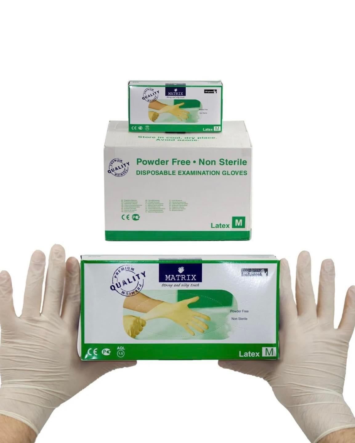 Nitril-Handschuhe weiß Größe M