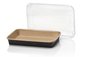 Kraft Sushi tray 165x115mm - 200 pieces