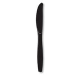 Mehrwegmesser schwarz 16 cm - 100 Stück
