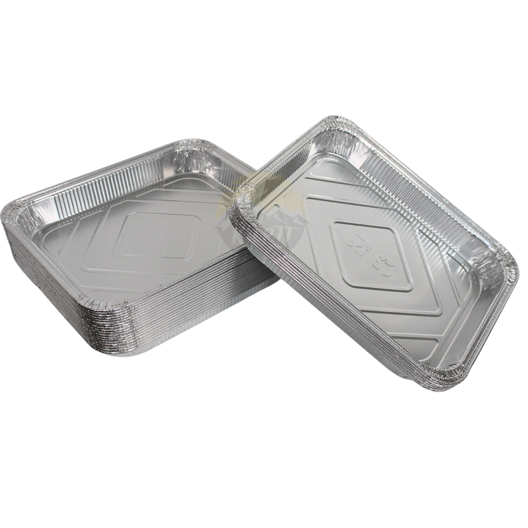 Menüschale Aluminium 2660ml - 50 Stück