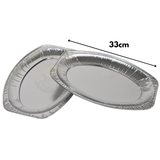 Aluminum serving bowl 33cm - 10 pieces