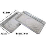 Menüschale Aluminium 4850ml - 25 Stück