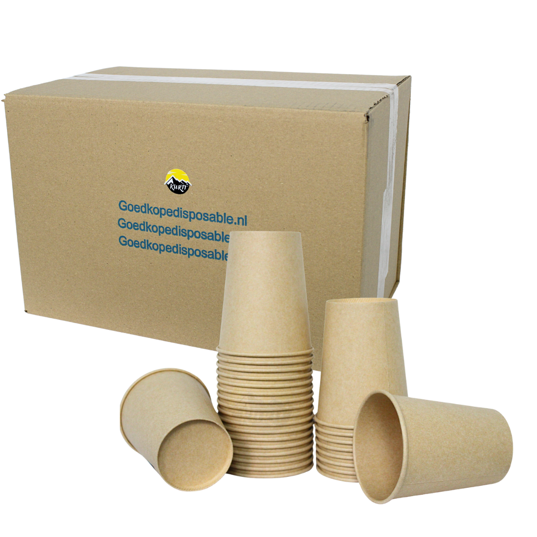 Kaffeetassen Braun 200ml - 1000 Stück