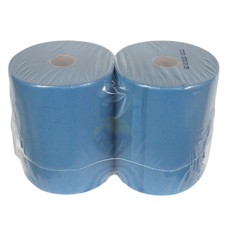 Industriepapier, Zellulose blau, 2-lagig - 2 Stück